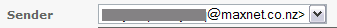 select sender
